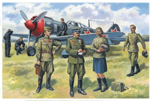 1/48 WWII Soviet Air Force Pilots and Ground Personnel, 1943-45 - Hobby Sense
