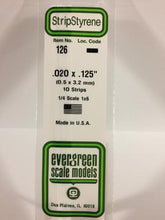 Selection of Evergreen Polystyrene Part I SKU'S 100-246 - Hobby Sense