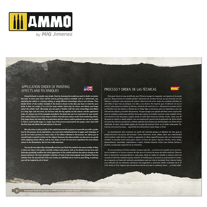Ammo Mig Illustrated Weathering Guide to WWII Late German Vehicles - Hobby Sense