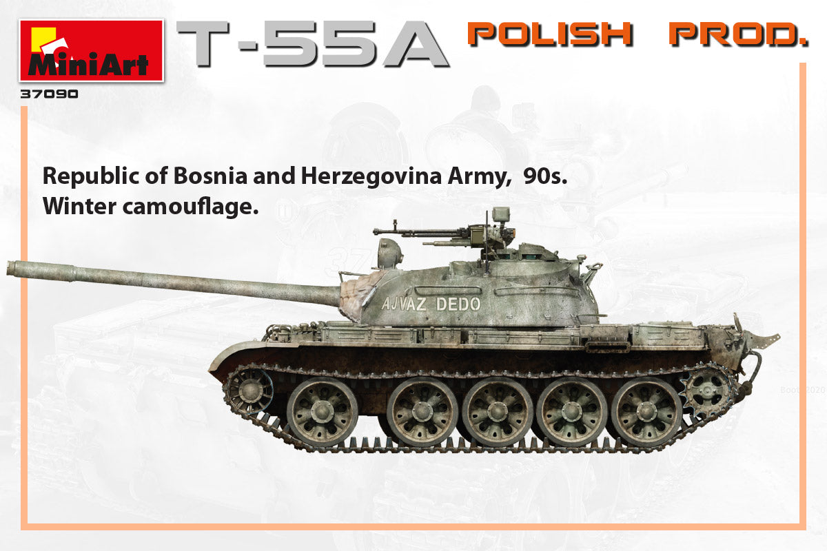 1/35 T55A Polish Production - Hobby Sense