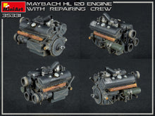 1/35 Maybach HL 120 Engine for Panzer III/IV Family w/Repair Crew - Hobby Sense