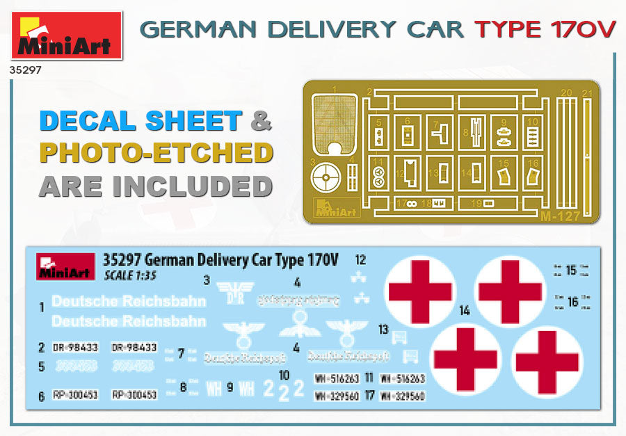 1/35 German Delivery Car Type 170V - Hobby Sense