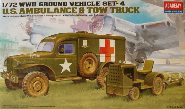 1/72 US Ambulance and Tractor - Hobby Sense