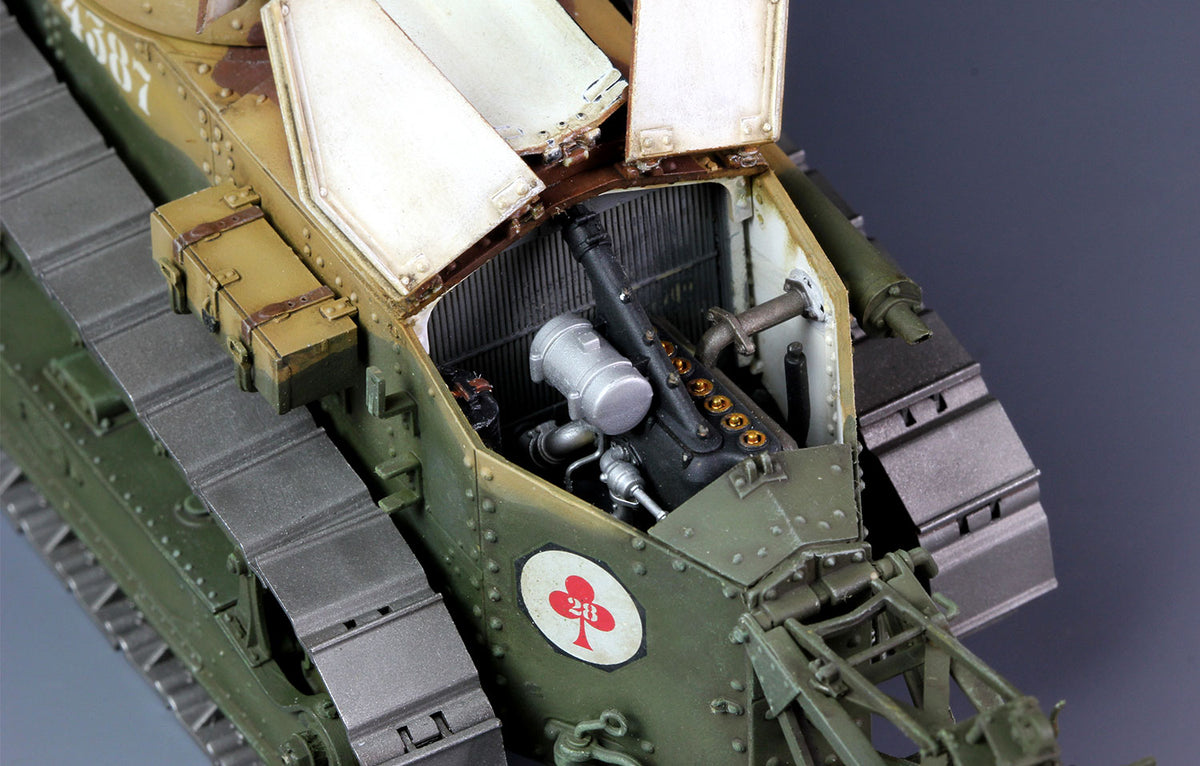 1/35 French FT-17 Light Tank (Cast Turret), Full Interior - Hobby Sense