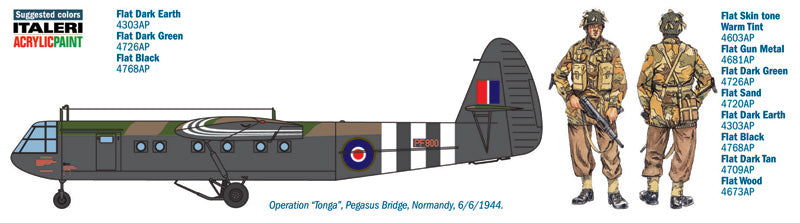 1/72 AS.51 Horsa Mk.I with British Paratroops - Hobby Sense