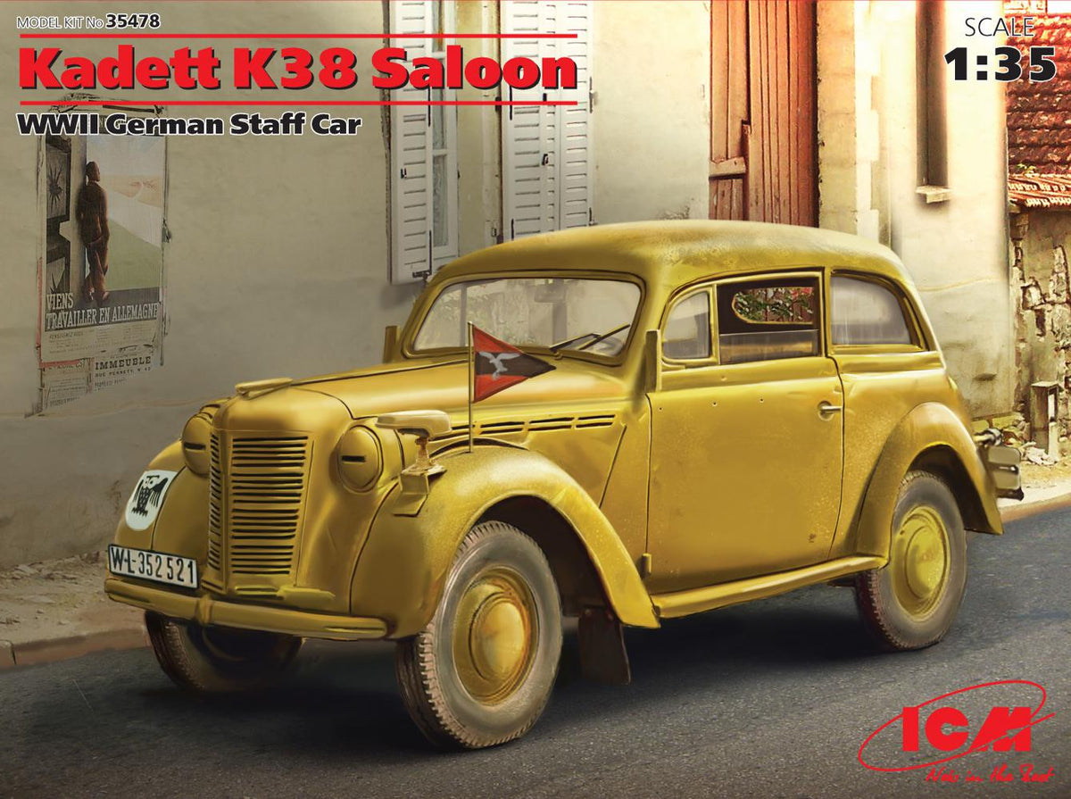1/35 Kadett K38 Saloon, WWII German staff car - Hobby Sense