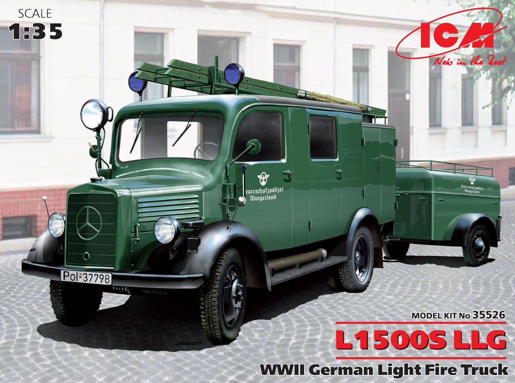 1/35 L1500S LLG WWII German light fire truck - Hobby Sense