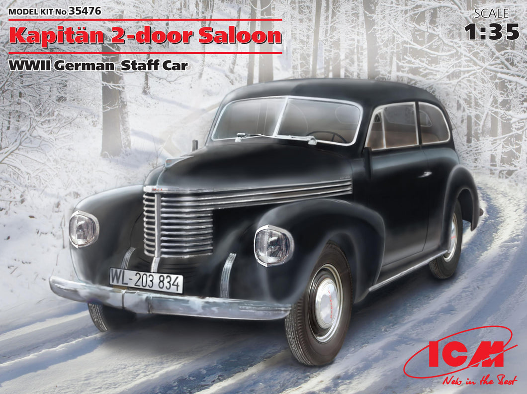 1/35 Kapitan 2-door saloon, WWII German staff car - Hobby Sense