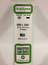 Selection of Evergreen Polystyrene Part I SKU'S 100-246 - Hobby Sense