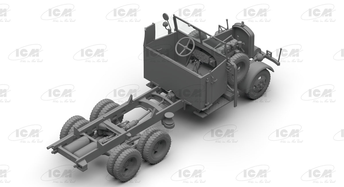 1/35 Wehrmacht 3 axle Trucks (Henschel 33D1, Krupp L3H163, LG3000) - Hobby Sense