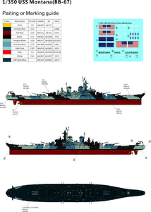 1/350 USS Montana DLX Version - Hobby Sense