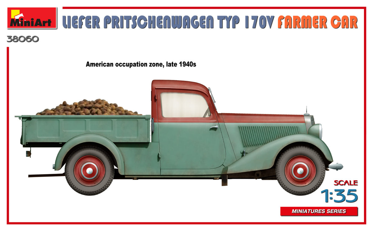 1/35 Liefer Pritschenwagen Typ 170V Farmer Car - Hobby Sense
