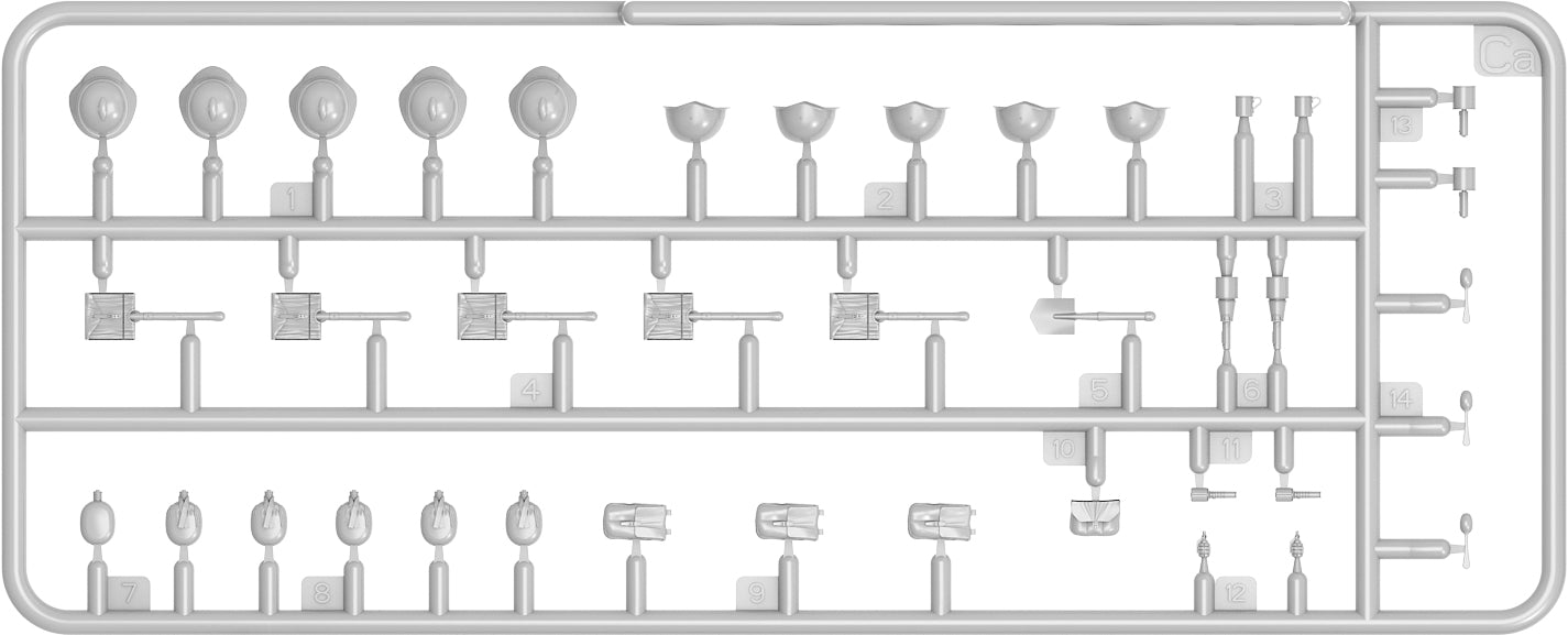 1/35 Soviet Infantry Tank Riders Set 2 - Hobby Sense