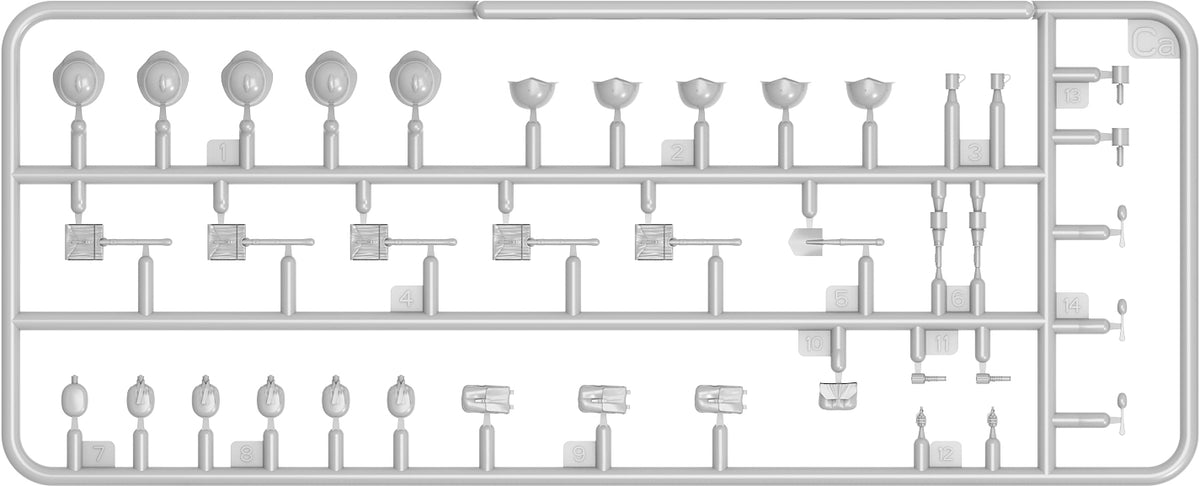 1/35 Soviet Infantry Tank Riders Set 2 - Hobby Sense