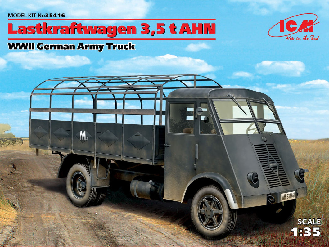 1/35 Lastkraftwagen 3,5 t AHN, WWII German Army Truck - Hobby Sense