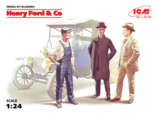 1/24 Henry Ford & Co (3 figures) - Hobby Sense