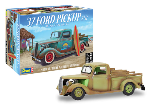1/25 1937 Ford Pickup Street Rod with Surf Board - Hobby Sense