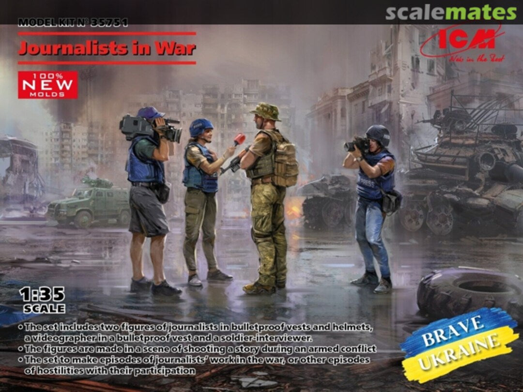 1/35 Journalists in War - Hobby Sense