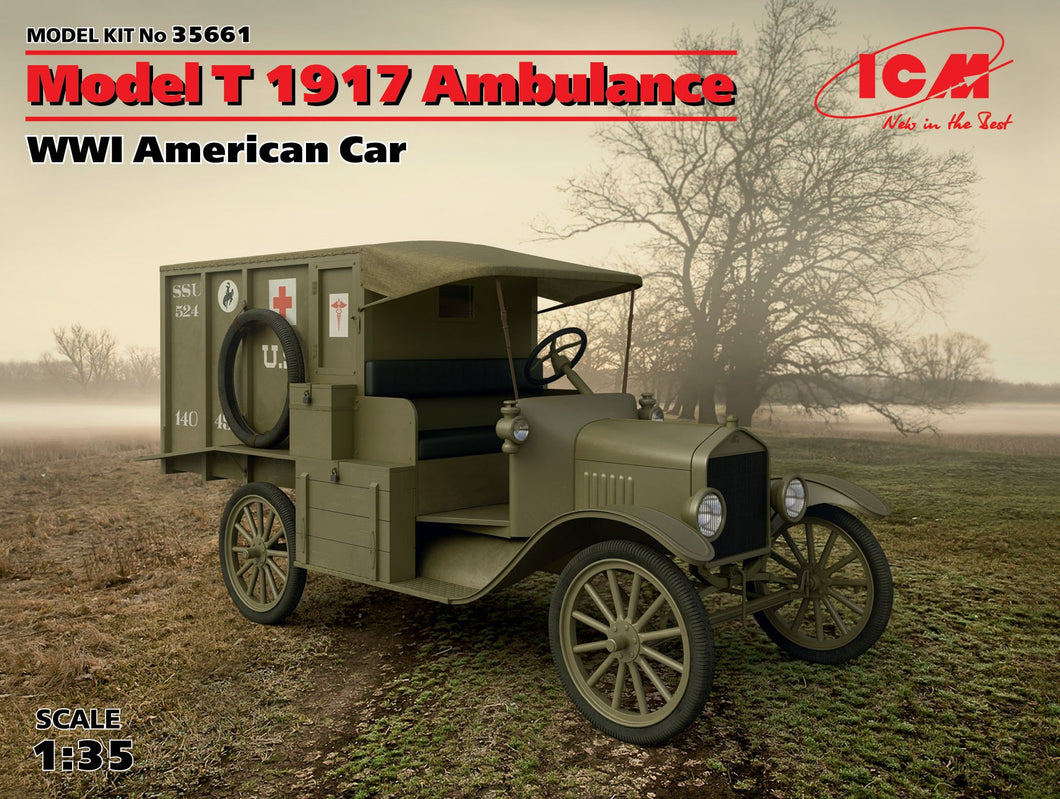 1/35 Model T 1917 Ambulance, WWI American Car - Hobby Sense