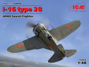 1/48 I-16 type 28, WWII Soviet Fighter - Hobby Sense