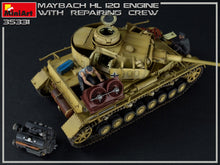 1/35 Maybach HL 120 Engine for Panzer III/IV Family w/Repair Crew - Hobby Sense