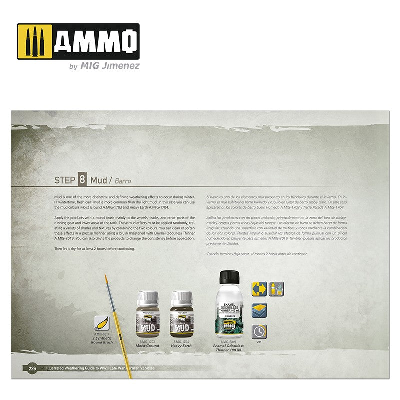 Ammo Mig Illustrated Weathering Guide to WWII Late German Vehicles - Hobby Sense