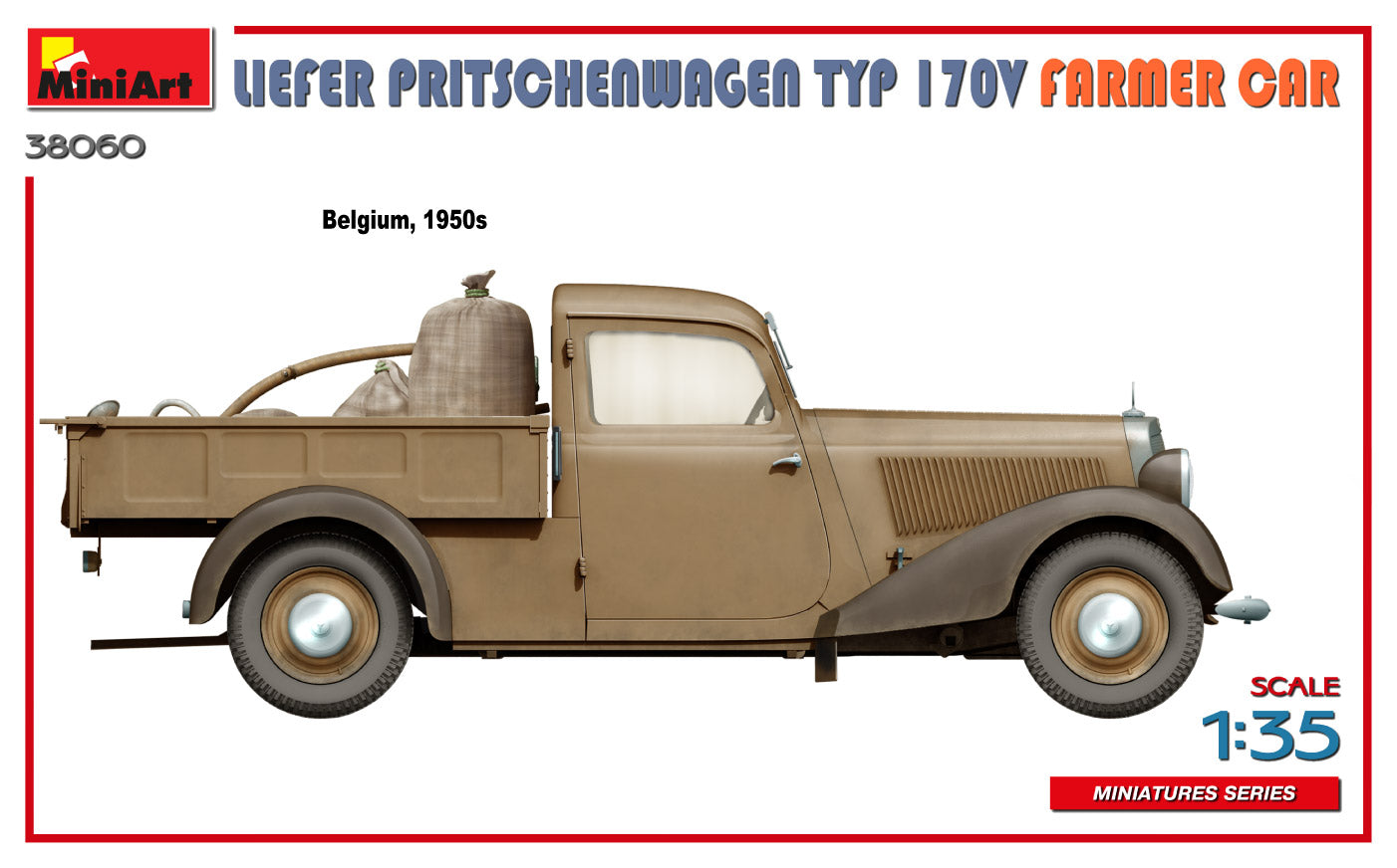 1/35 Liefer Pritschenwagen Typ 170V Farmer Car - Hobby Sense