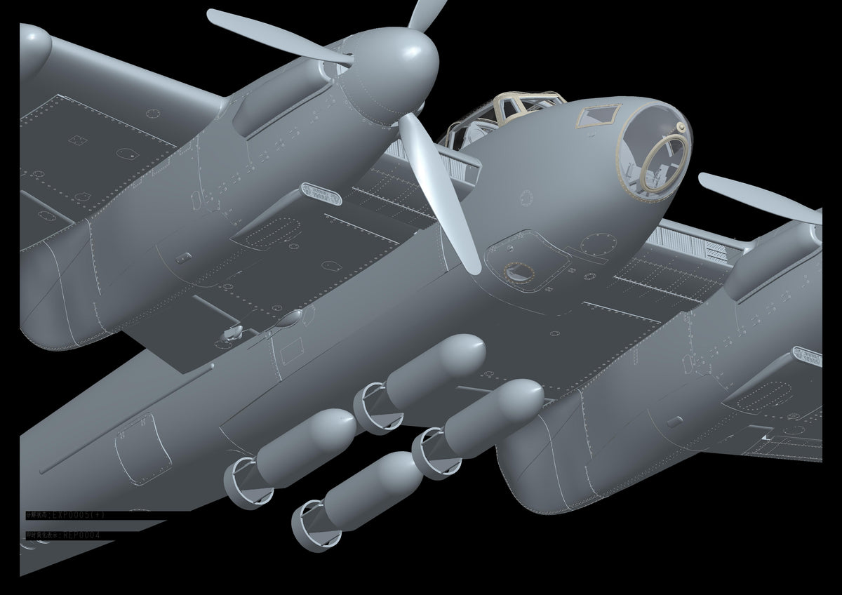 1/32 de Havilland Mosquito B Mk IV Series II - Hobby Sense