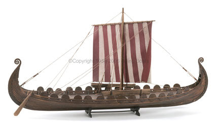 1/50 Oseberg Viking Wooden Ship - Hobby Sense