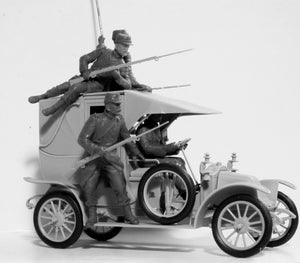 1/35 Battle of the Marne (1914), Taxi car with French Infantry - Hobby Sense