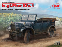 1/35 le.gl.Einheits-Pkw Kfz.1, WWII German light personnel car - Hobby Sense