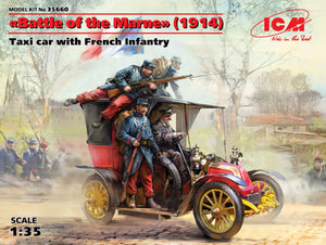 1/35 Battle of the Marne (1914), Taxi car with French Infantry - Hobby Sense