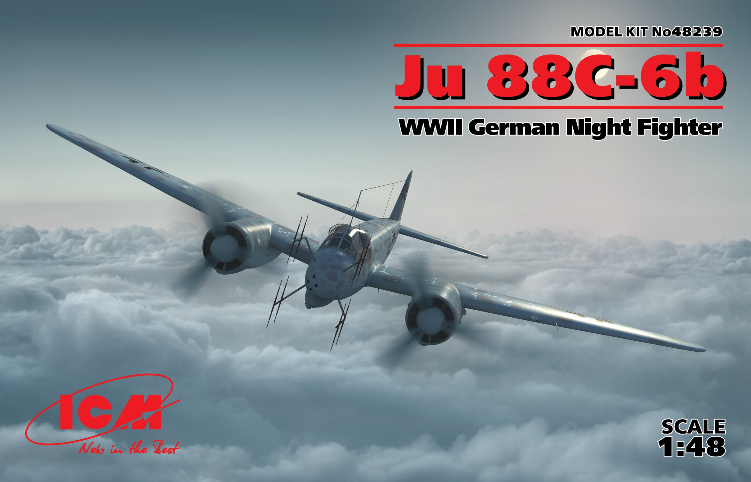1/48 Ju 88С-6b, WWII German Night Fighter - Hobby Sense