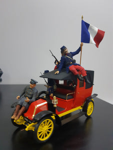 1/35 Battle of the Marne (1914), Taxi car with French Infantry - Hobby Sense