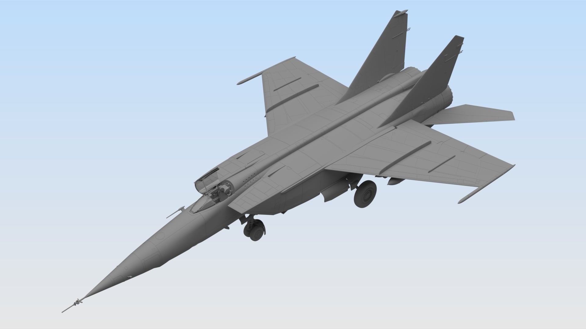 1/72 MIG-25 RB, Soviet Reconnaissance Plane - Hobby Sense