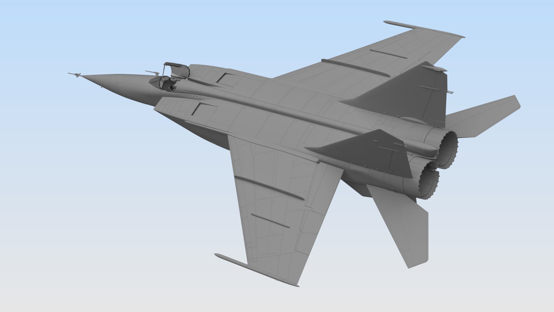1/72 MIG-25 RB, Soviet Reconnaissance Plane - Hobby Sense