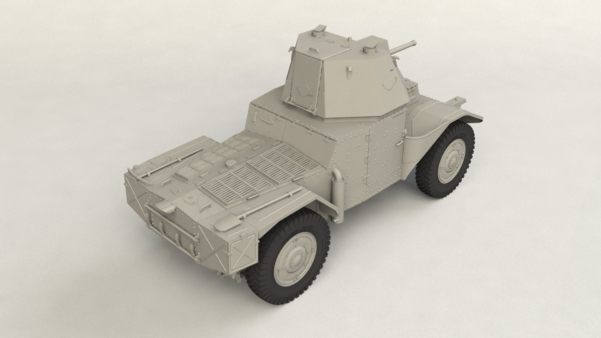 1/35 Panzerspähwagen P 204 (f) with CDM turret, WWII German Armoured Vehicle - Hobby Sense