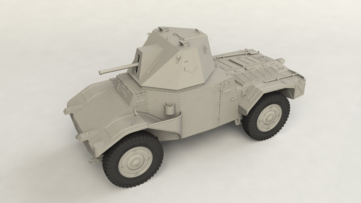 1/35 Panzerspähwagen P 204 (f) with CDM turret, WWII German Armoured Vehicle - Hobby Sense