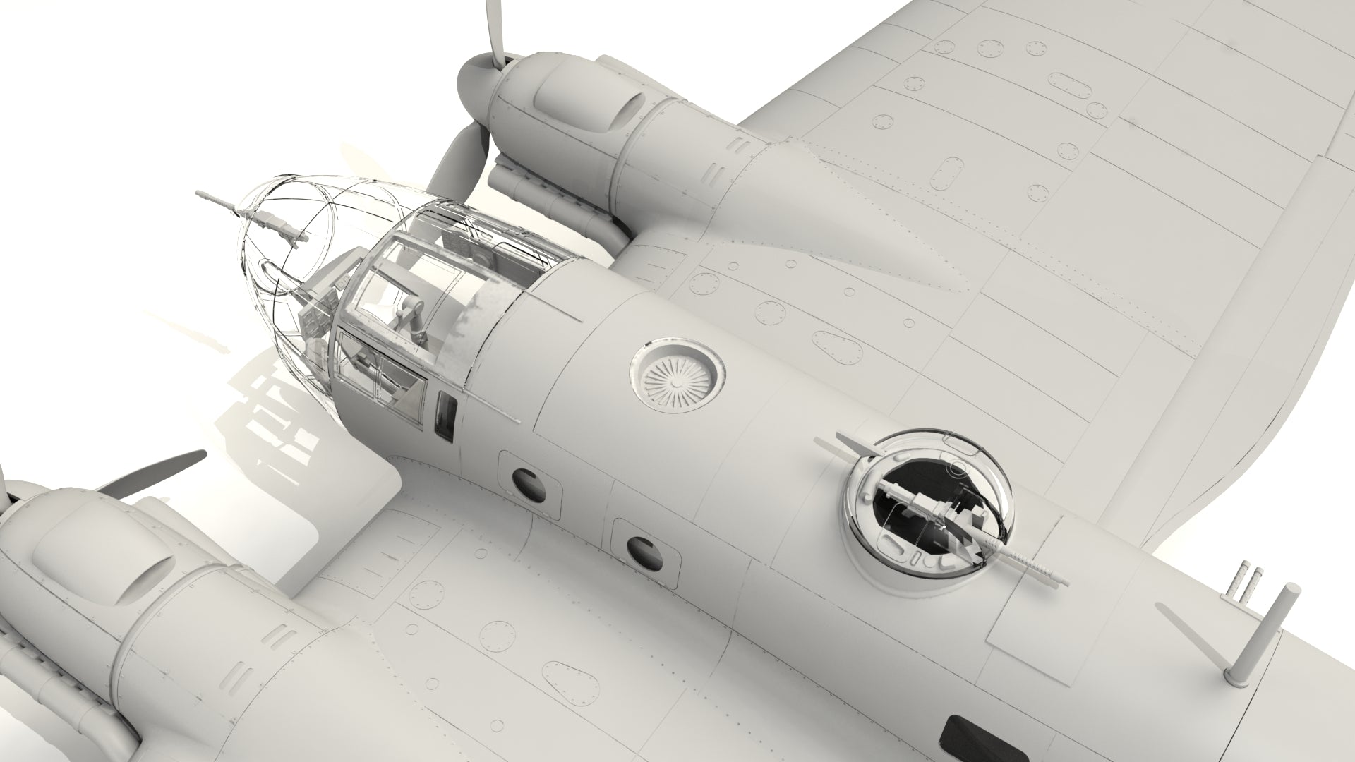 1/48 He 111H-20, WWII German Bomber - Hobby Sense