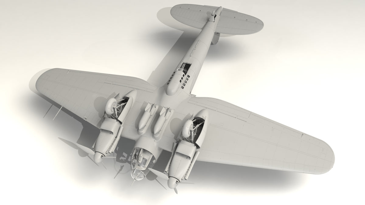 1/48 He 111H-20, WWII German Bomber - Hobby Sense