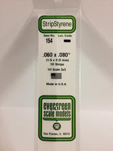 Selection of Evergreen Polystyrene Part I SKU'S 100-246 - Hobby Sense