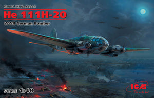 1/48 He 111H-20, WWII German Bomber - Hobby Sense