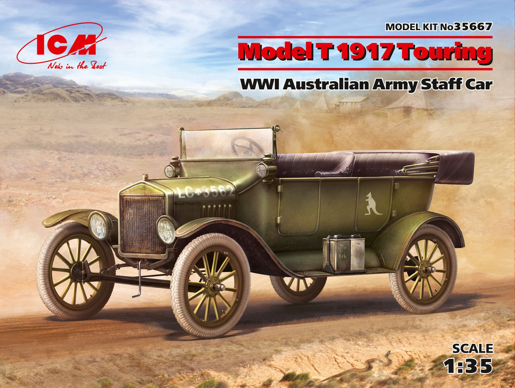 1/35 Model T 1917 Touring WWI Australian Army Staff Car - Hobby Sense
