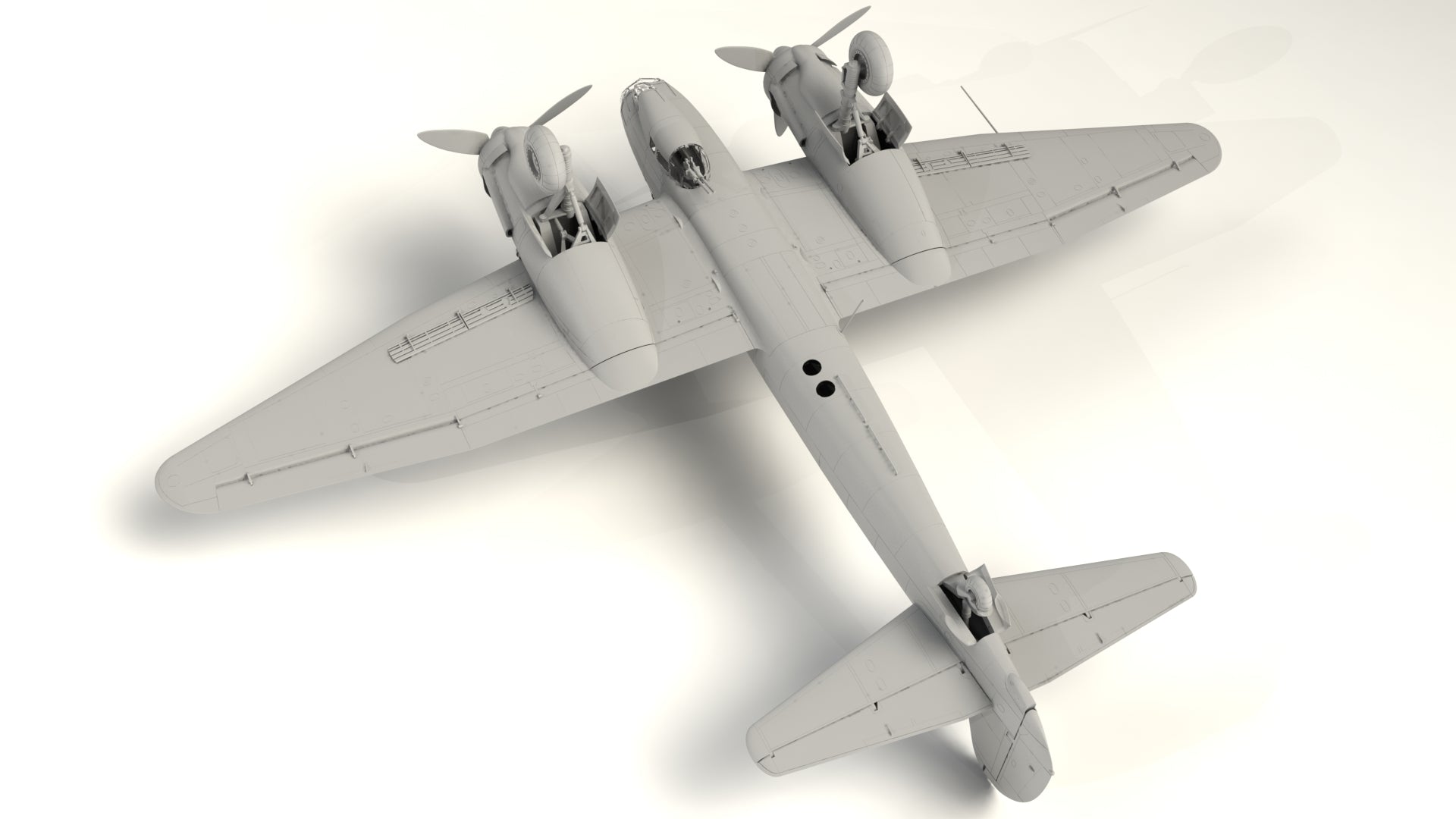 1/48 Ju 88D-1, WWII German Reconnaissance Plane - Hobby Sense