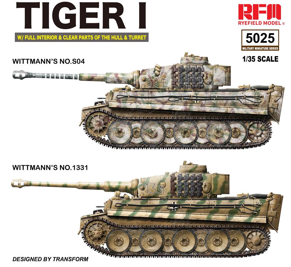 1/35 Tiger I, w/Full Interior & Clear Parts of the Hull & Turret - Hobby Sense