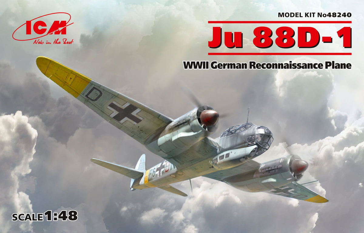 1/48 Ju 88D-1, WWII German Reconnaissance Plane - Hobby Sense
