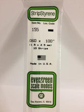 Selection of Evergreen Polystyrene Part I SKU'S 100-246 - Hobby Sense