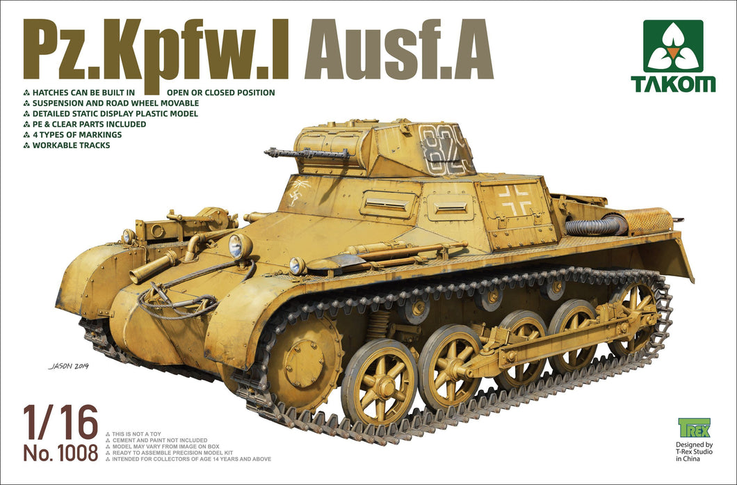 1/16 Panzer Pz.Kpfw.I Ausf.A - Hobby Sense