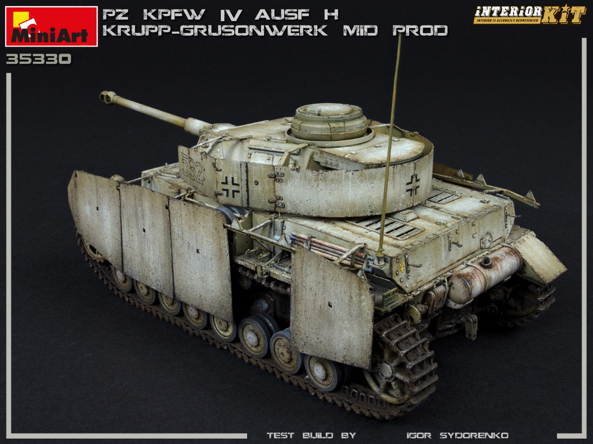 1/35 Pz.Kpfw.IV Ausf. H Krupp-Grusonwerk. Mid Production Aug-Sep 1943 Interior Kit - Hobby Sense