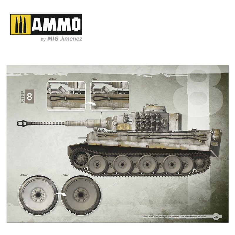 Ammo Mig Illustrated Weathering Guide to WWII Late German Vehicles - Hobby Sense